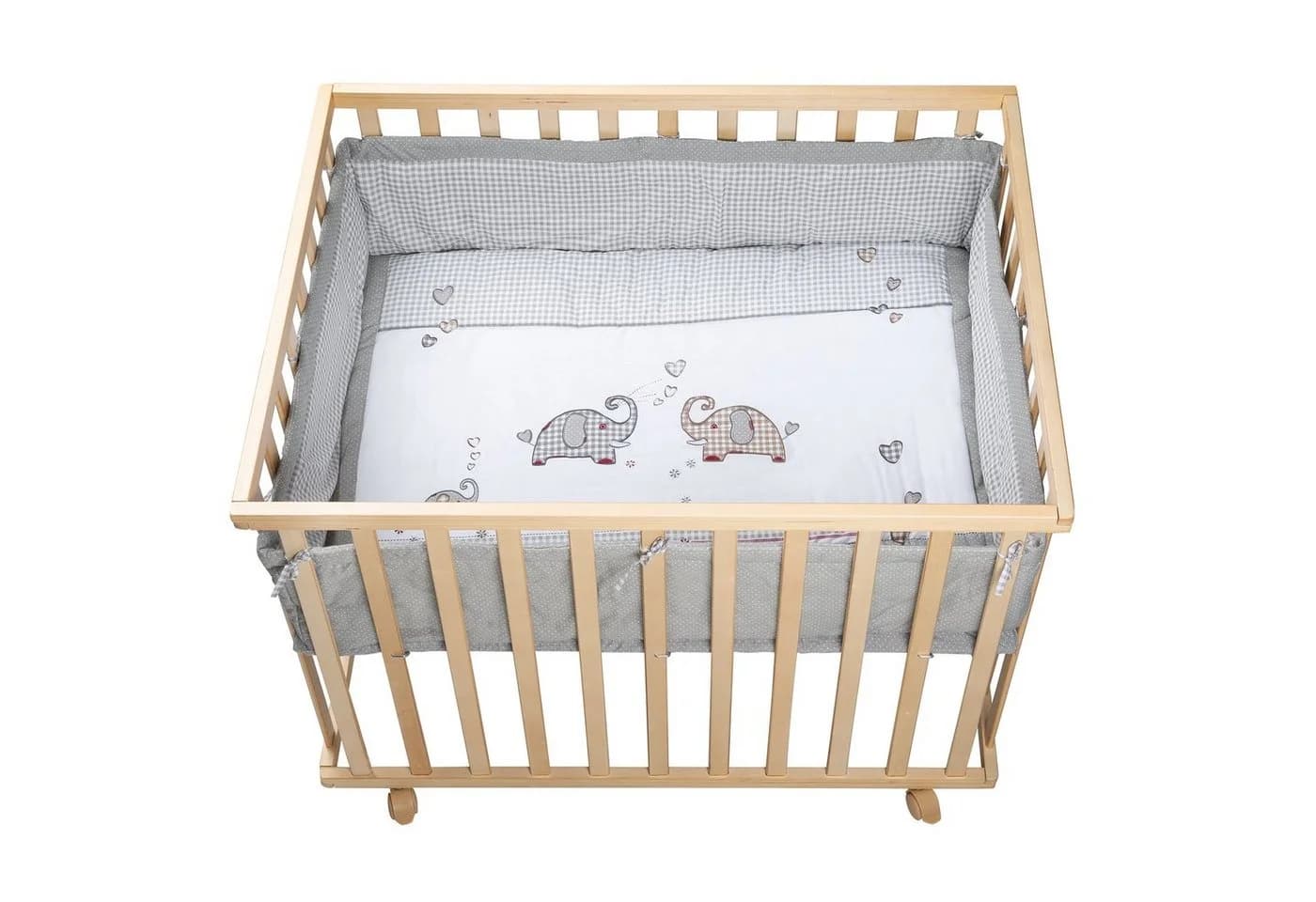 roba Laufgitter Jumbotwins Grau Beige mit Nestchen - Bild 2