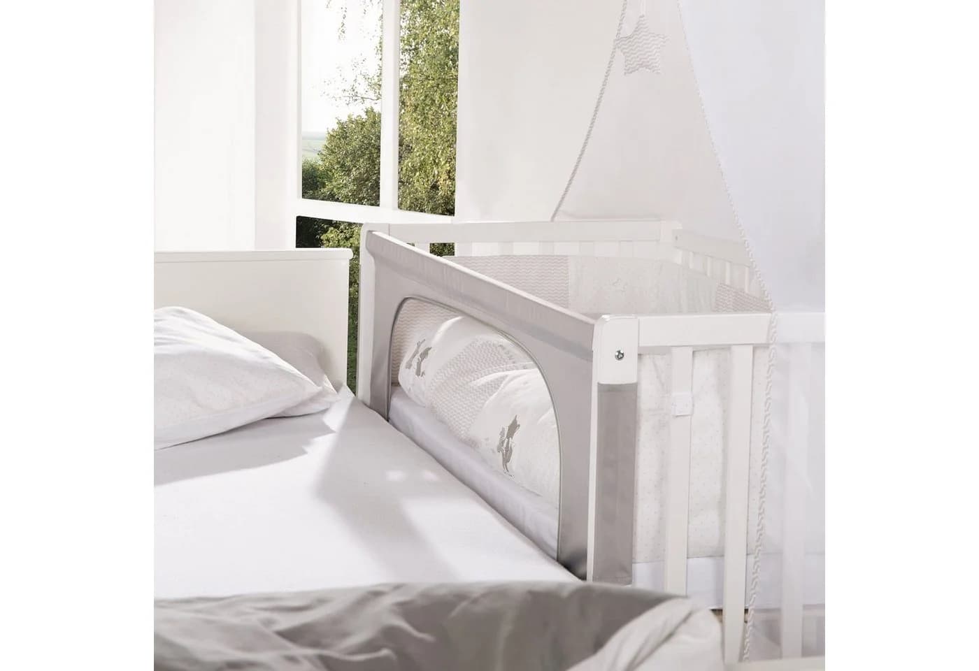 roba® Beistellbett Fox & Bunny Room Bed höhenverstellbar - Bild 2