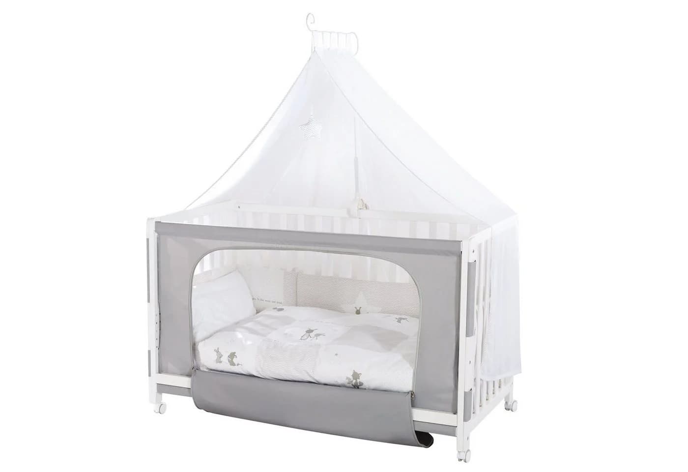 roba® Beistellbett Fox & Bunny Room Bed höhenverstellbar - Bild 5