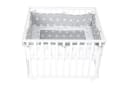 roba® Laufgitter 100x100 cm mit Textileinlage und Rollen Weiß Modern Bild 1