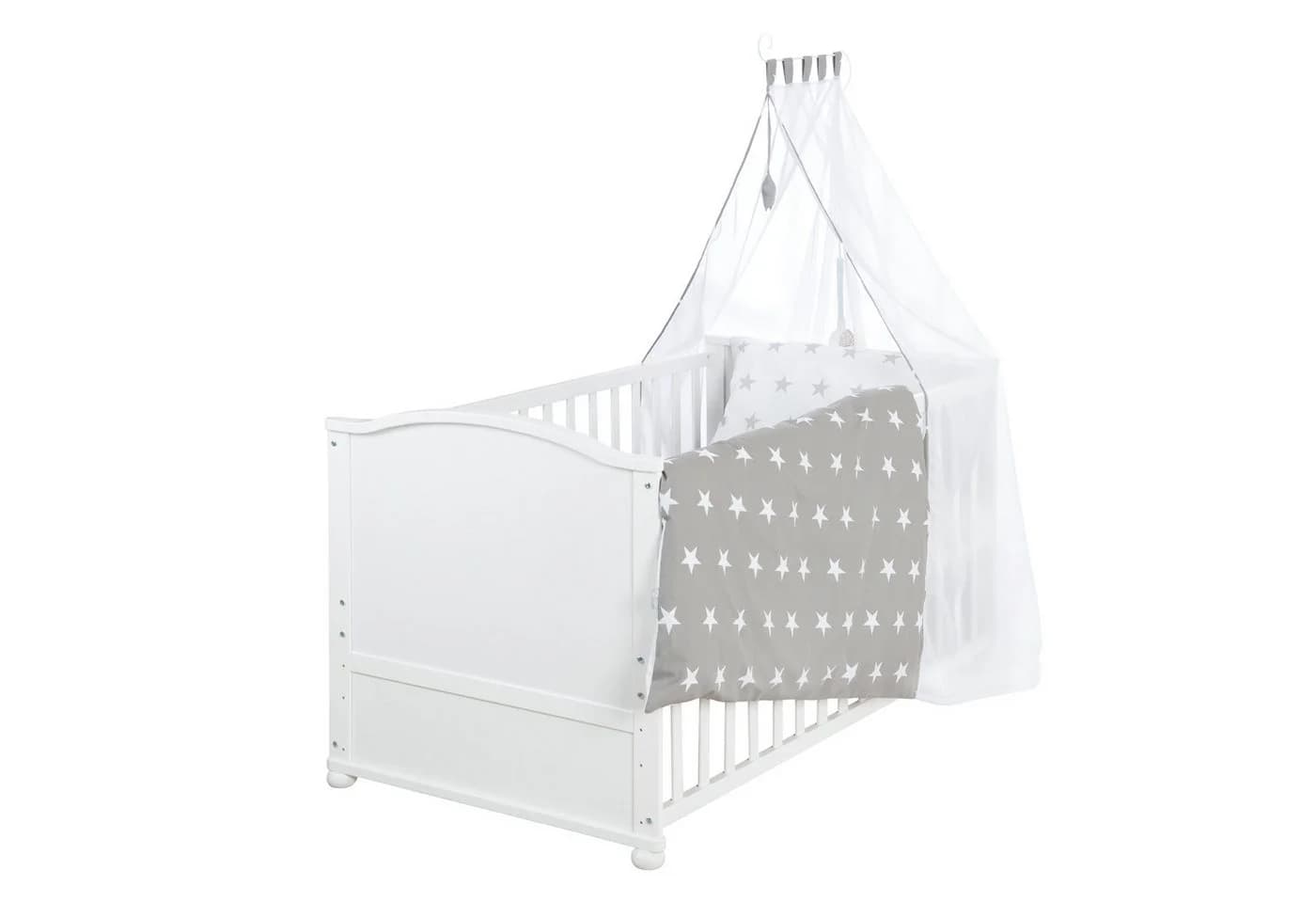 roba® Babybett Little Stars oder Fox & Bunny inkl. Bettwäsche & Matratze - Bild 2