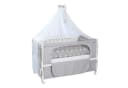 roba® Beistellbett Little Stars 60x120 cm mit Matratze & Himmel Bild 2