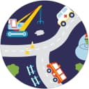 Roba Spielzeugtruhe Rennfahrer Weiß Blau mit Deckelbremse Bild 4
