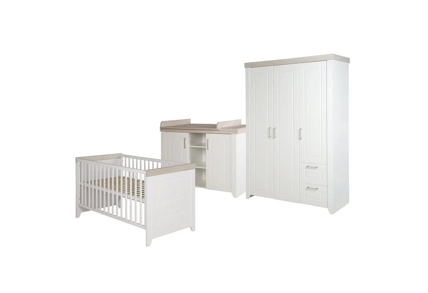 roba® Babyzimmer-Komplettset Felicia Weiß Umbaubar - Bild 2