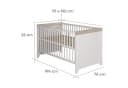 roba® Babyzimmer-Komplettset Felicia Weiß Umbaubar Bild 5