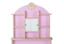 roba® Holz-Kaufladen mit Theke & Uhr Rosa/Weiß Bild 1