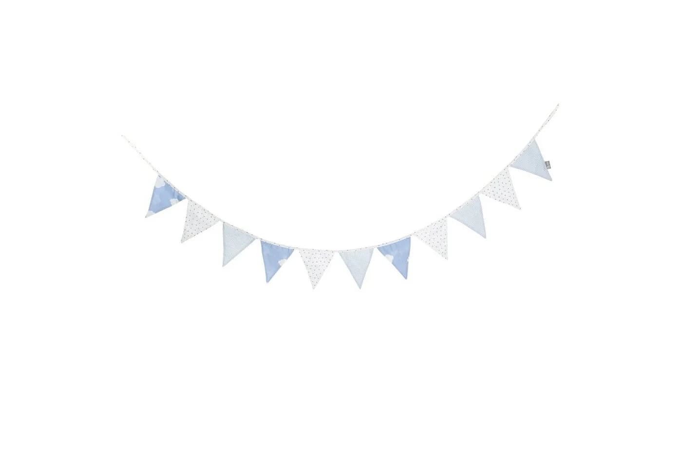 roba® Wimpelkette 12 Wimpel 2m blau Kinderzimmer Deko - Bild 2