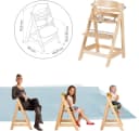 ROBA Treppenhochstuhl Sit Up Click & Fun Natur Holz Bild 5