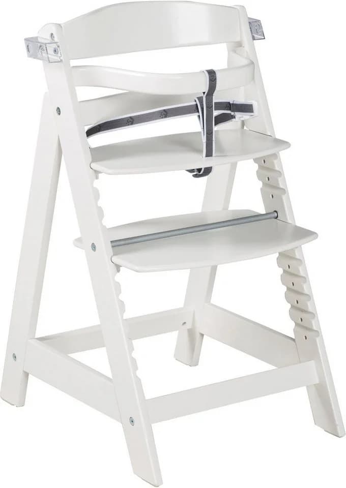 ROBA Treppenhochstuhl Sit Up Click & Fun Weiß Holz