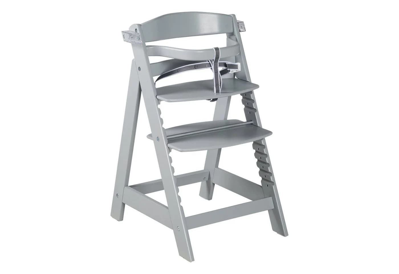ROBA Treppenhochstuhl Sit Up Click & Fun Taupe Holz Hochstuhl