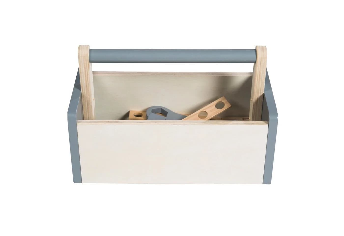 roba® Spielwerkzeug Werkzeugkiste 22-tlg. Beige/Grau
