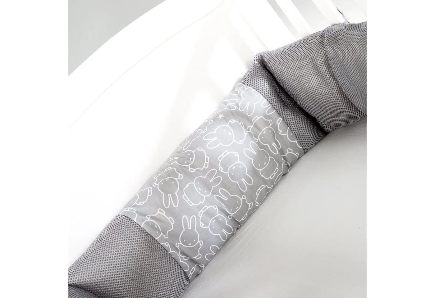 roba® Bettnestchen safe asleep® Easy Air Grau Mesh - Bild 3