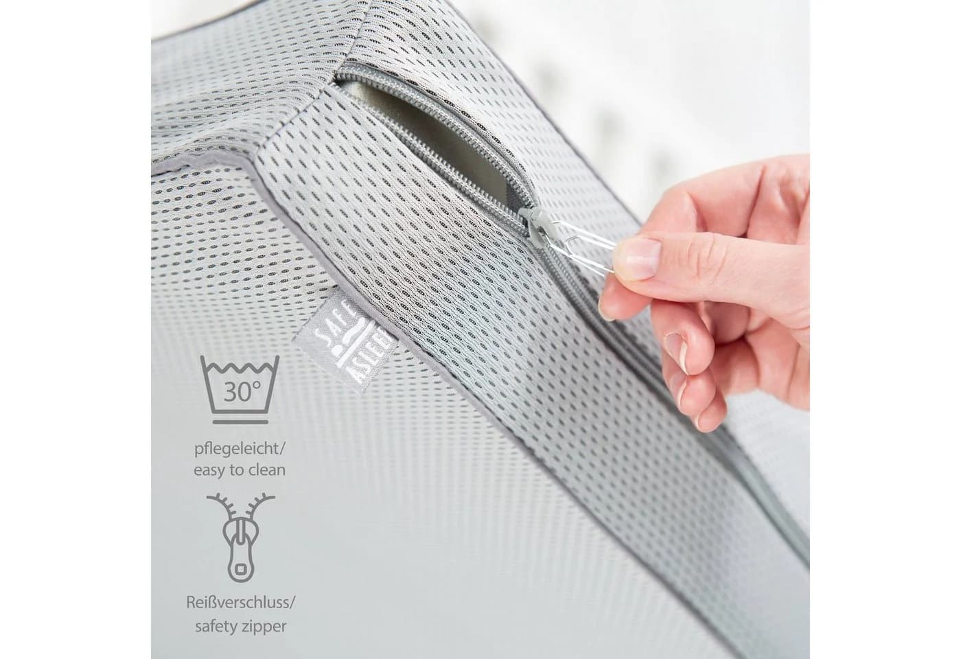 roba® Babybettmatratze safe asleep® Air Balance 3D-Mesh 120x60x9 cm - Bild 4