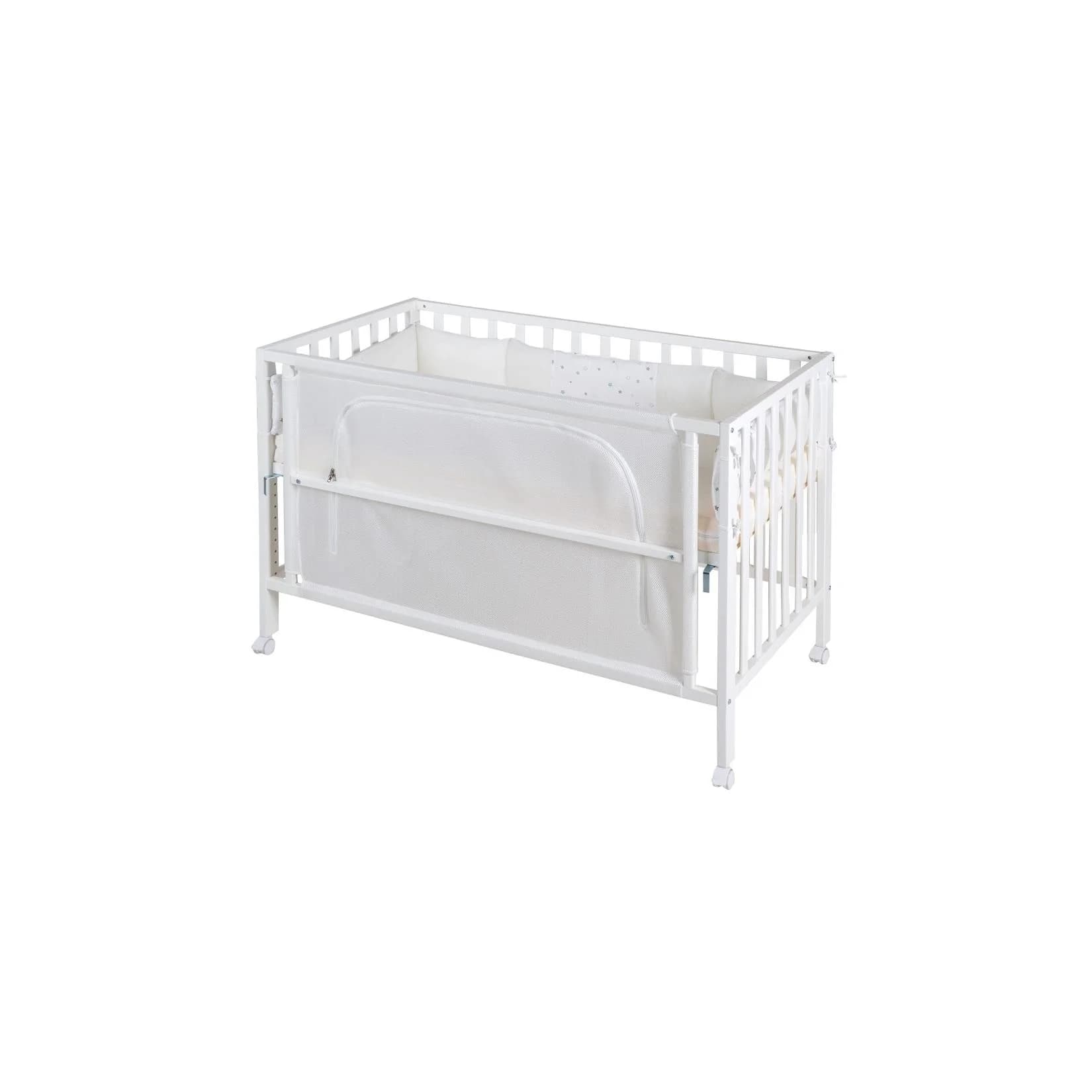 roba Room Bed safe asleep® Beistellbett Weiß inkl. Matratze