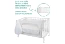 roba Room Bed safe asleep® Beistellbett Weiß inkl. Matratze Bild 5