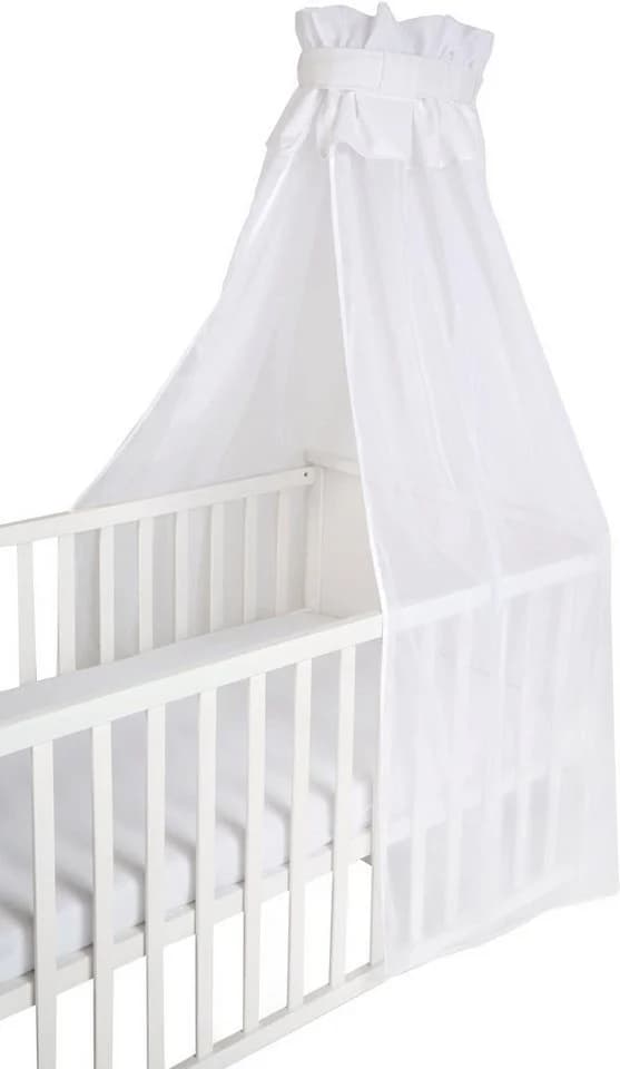 roba® Betthimmel Uni Weiß - Optimales Schlafklima für Babys - Bild 2