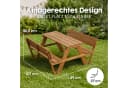 roba Kindersitzgruppe Outdoor Deluxe Teakholz mit Lehne Bild 3