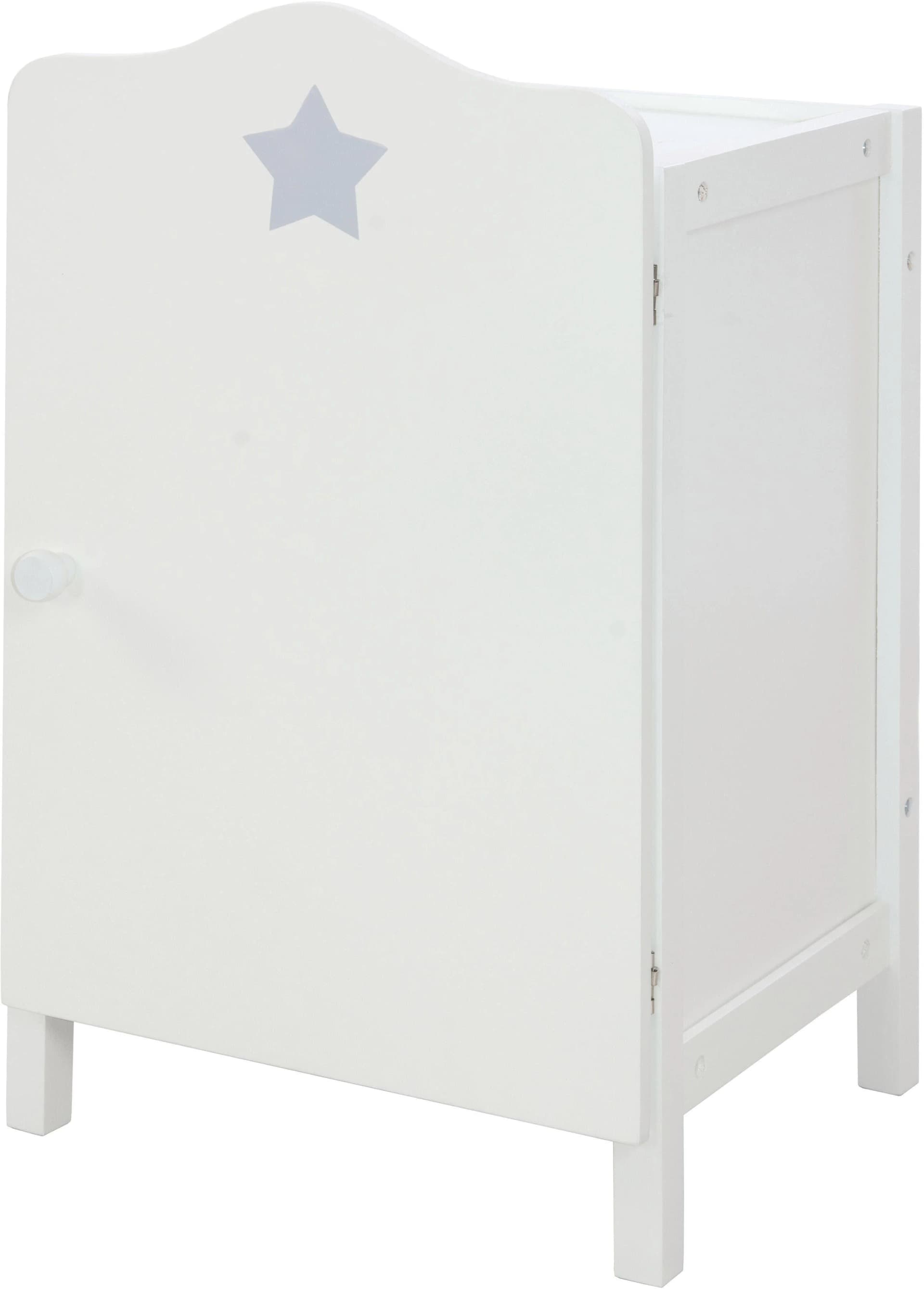 roba® Puppenkleiderschrank Stella Weiß Landhausstil