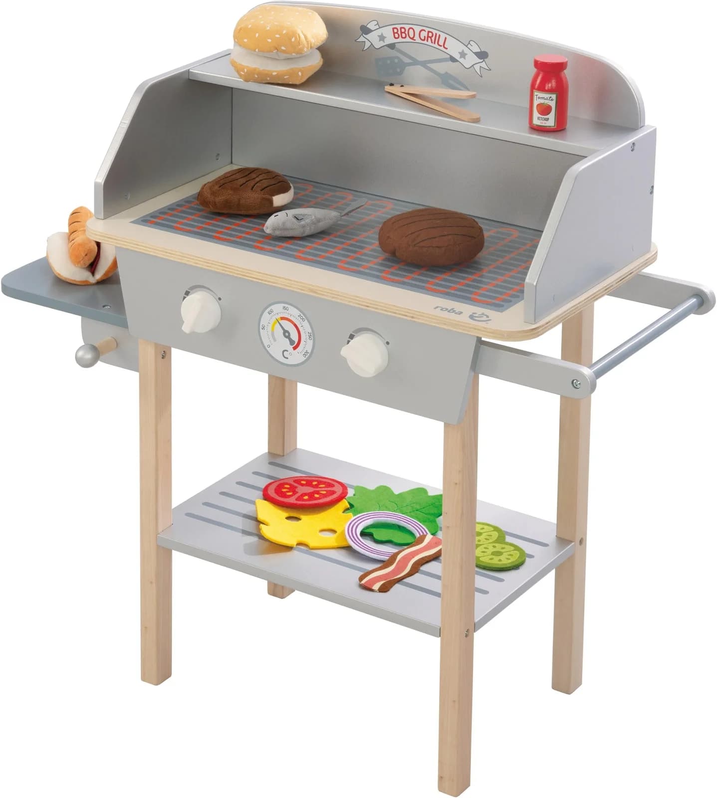 Roba Kinder-Grill BBQ Grill bunt mit Zubehör
