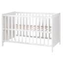 roba Beistellbett Weiß höhenverstellbar 2in1 Gitterbett Bild 1