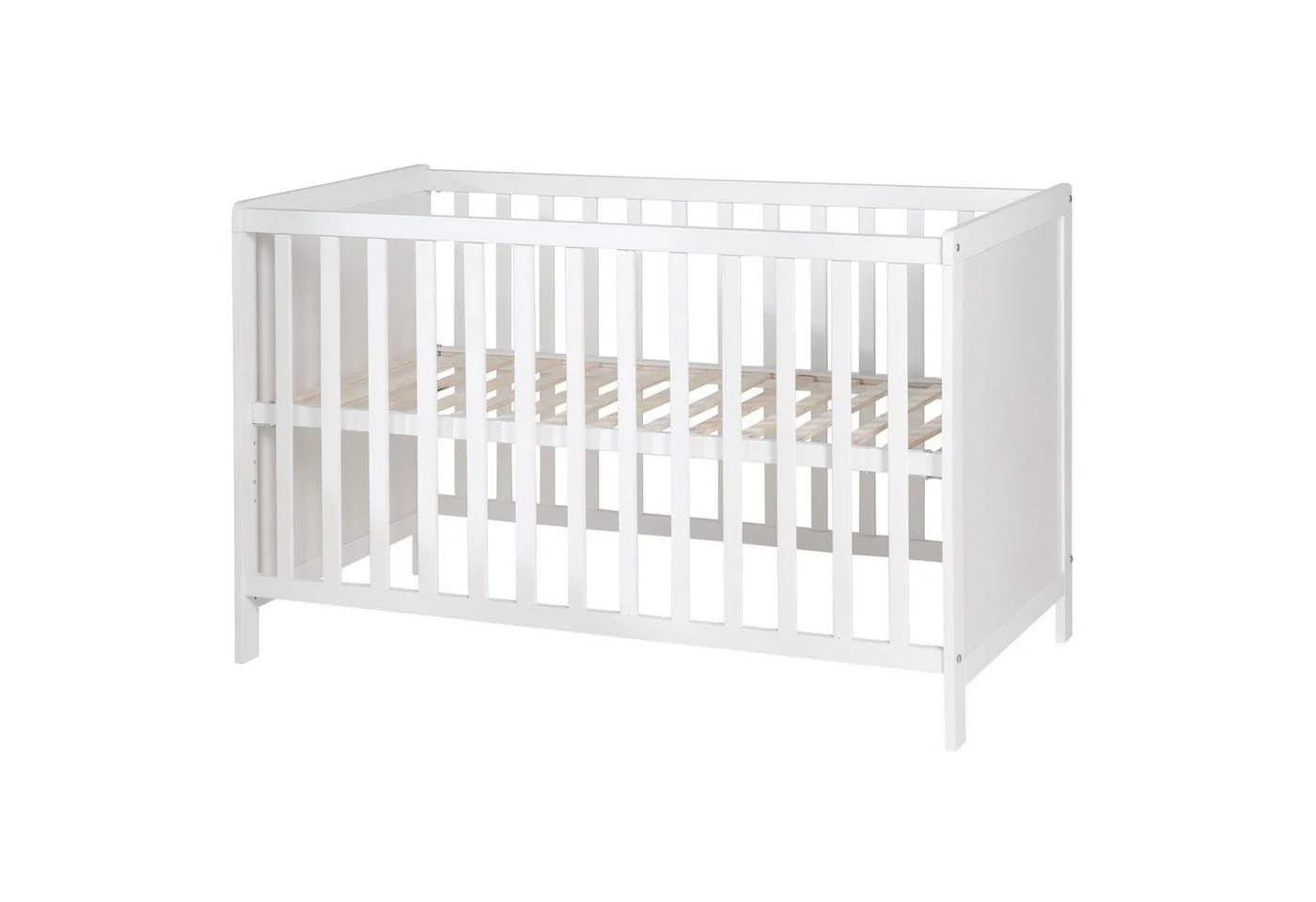 roba Beistellbett Weiß höhenverstellbar 2in1 Gitterbett - Bild 3