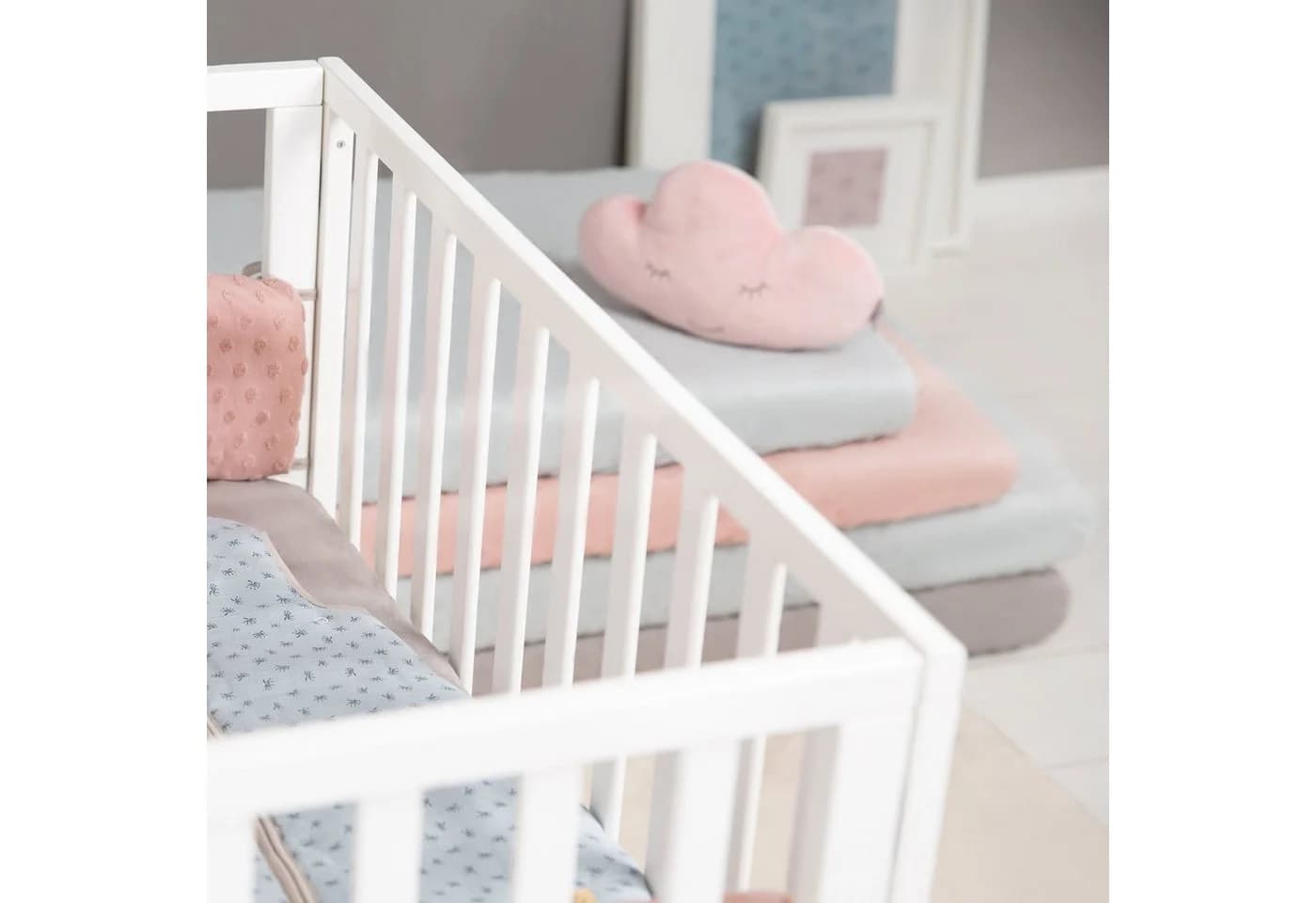 roba® Spannbettlaken Lil Planet 100% Bio-Baumwolle Grau - Bild 4