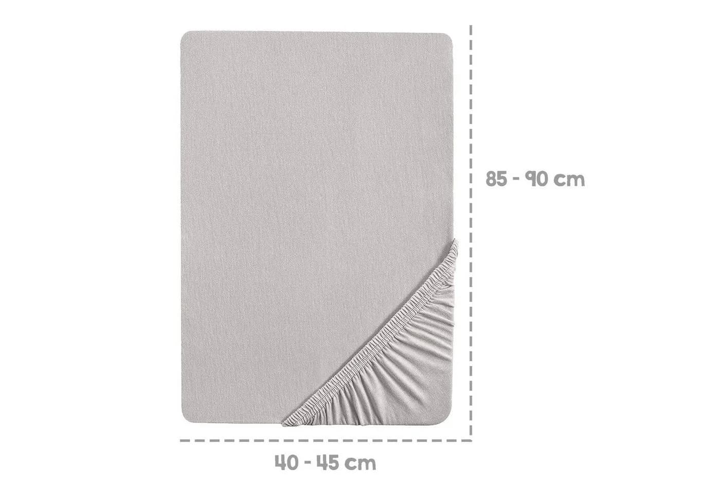roba® Spannbettlaken Lil Planet 100% Bio-Baumwolle Grau - Bild 5