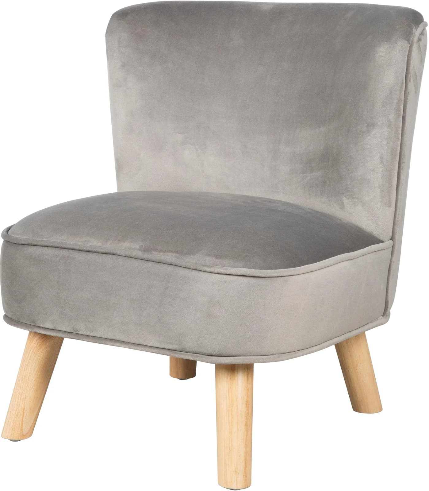 Roba Kindersessel Lil Sofa Grau Samt Retro