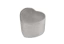 ROBA Kinderhocker Lil Sofa Grau Samt Herzform Bild 2