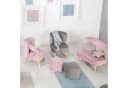 ROBA Kinderhocker Lil Sofa Grau Samt Herzform Bild 4
