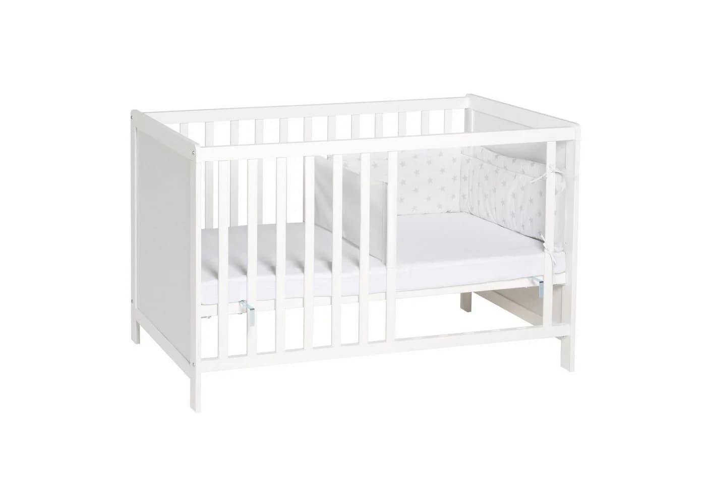 roba Multifunktionsbett Sterne Grau Beistellbett mit Matratze - Bild 5