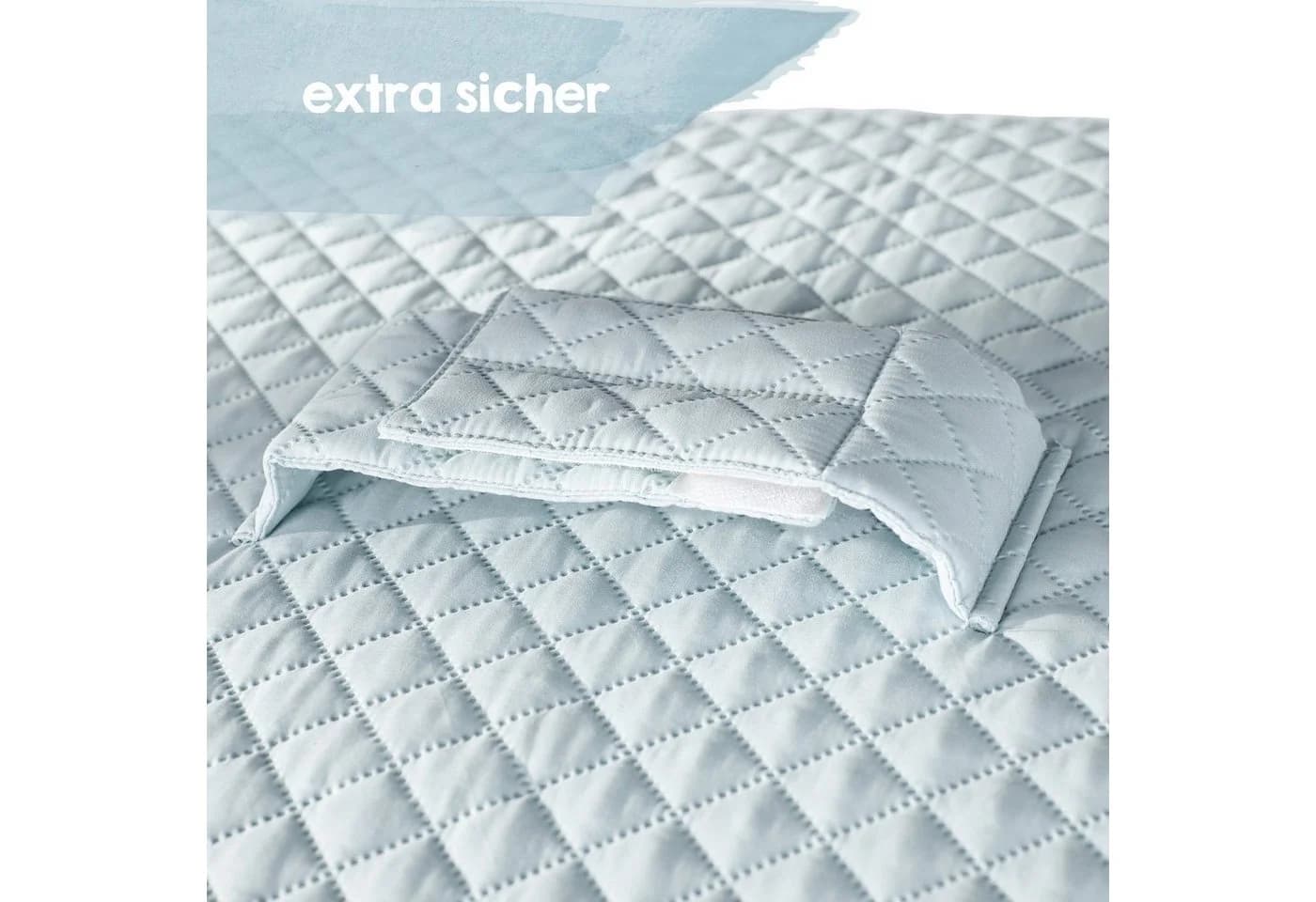 roba® Wickelauflage roba Style Sicherheitswickelauflage mit Haltegurt & Laschen abwischbar