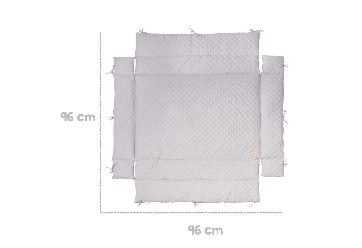 ROBA Laufgittereinlage Style 4-eckig Silbergrau Polyester