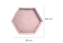 ROBA Laufgittereinlage Style 6-eckig Rosa Polyester Bild 5
