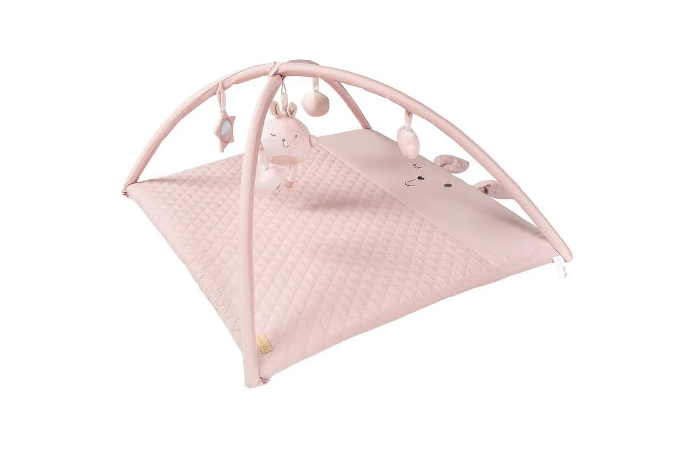 ROBA Spielbogen Style Rosa/Mauve mit 5 Spielelementen und Wickelauflage - Bild 3