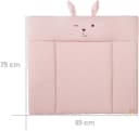 roba® Wickelauflage Style Soft Mauve mit Tiergesicht Bild 5