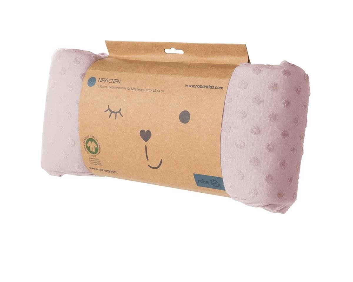 roba® Bettnestchen Lil Planet Rosa GOTS Zertifiziert - Bild 2