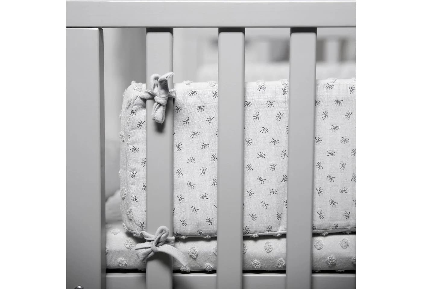 roba® Bettnestchen Lil Planet Silbergrau GOTS Zertifiziert - Bild 3