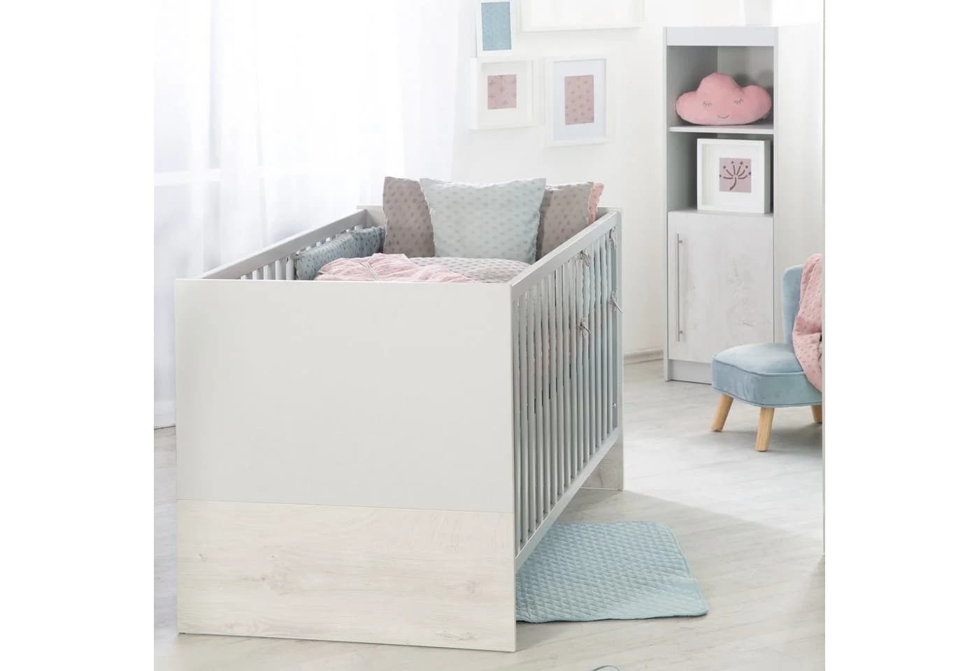 Roba Kinderzimmerset Maren 2 Bett Wickelkommode Schrank - Bild 4