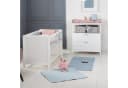 roba® Babymöbel-Set Hamburg 2-teilig Weiß Wickelkommode & Beistellbett Bild 1