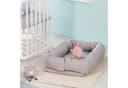 roba® Kuschelnest Babylounge 3 in 1 Silbergrau - Reisebett & Bettschlange Bild 1
