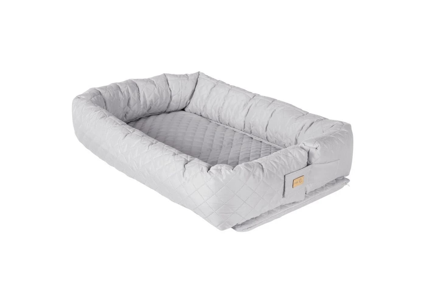 roba® Kuschelnest Babylounge 3 in 1 Silbergrau - Reisebett & Bettschlange - Bild 2