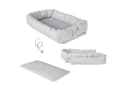 roba® Kuschelnest Babylounge 3 in 1 Silbergrau - Reisebett & Bettschlange Bild 3