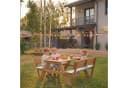 ROBA Kindersitzgruppe Picknick for 4 Outdoor + Teakholz-Optik Massivholz Bild 1