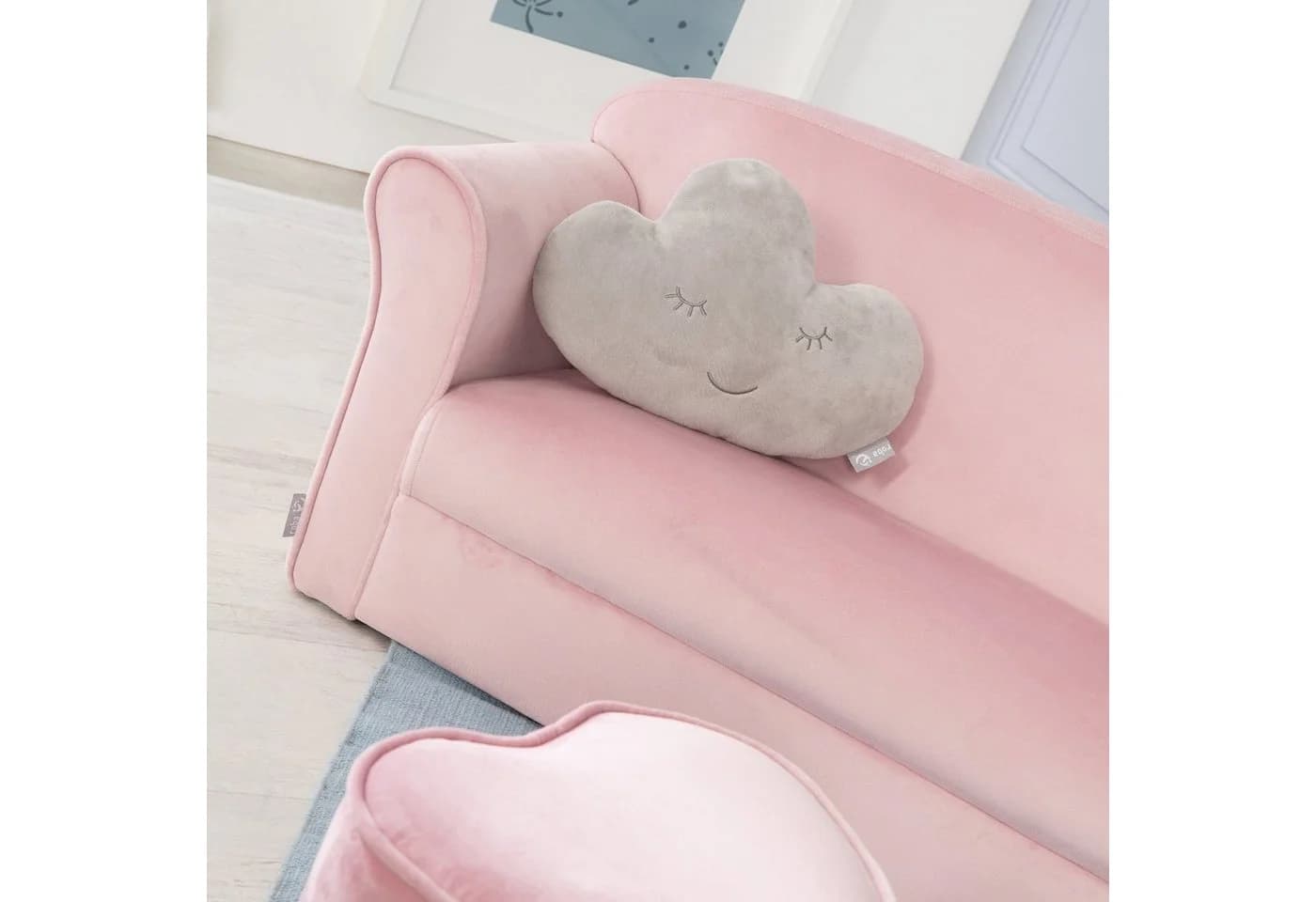 Roba Kindersofa Lil Sofa Rosa Mauve mit Armlehnen - Bild 4