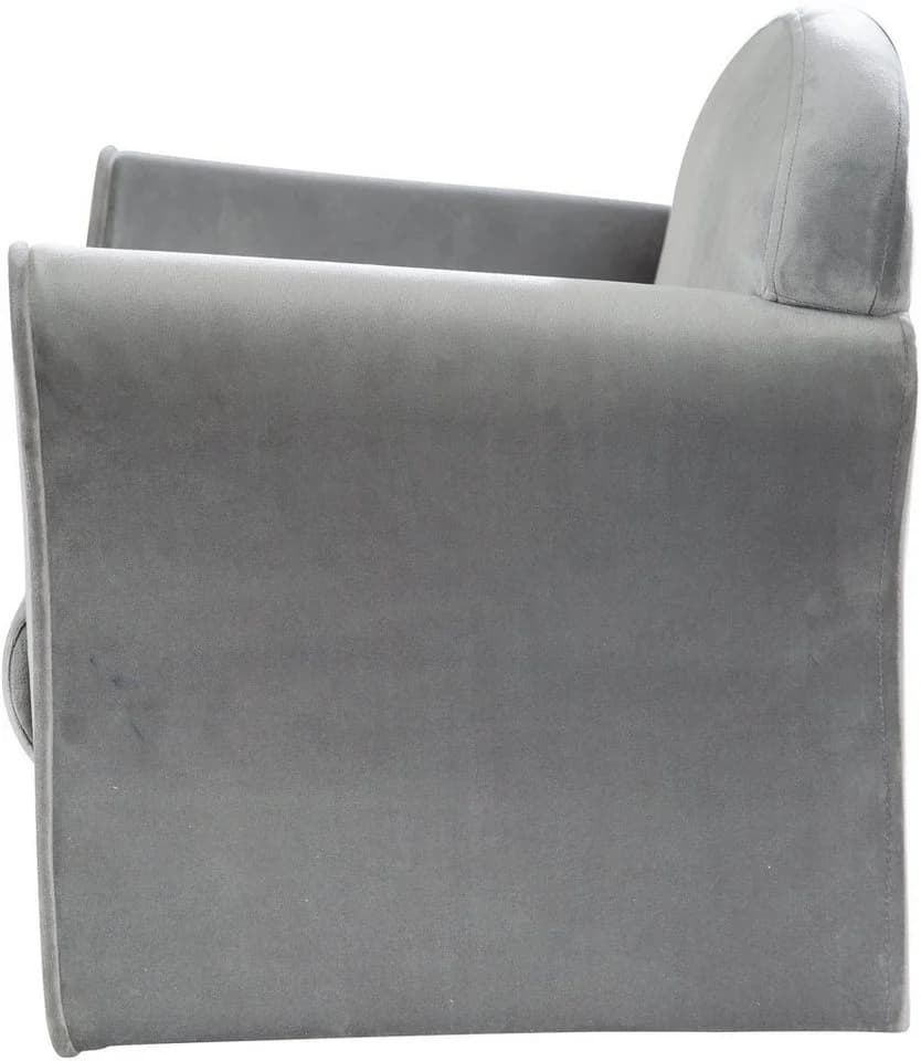 roba Kindersessel Lil Sofa Samt Grau mit Armlehnen - Bild 3
