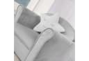 roba Kindersessel Lil Sofa Samt Grau mit Armlehnen Bild 4