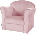 roba® Sessel Lil Sofa, Kindersessel mit Armlehnen, Minisessel in Samtstoff Rosa Bild 2