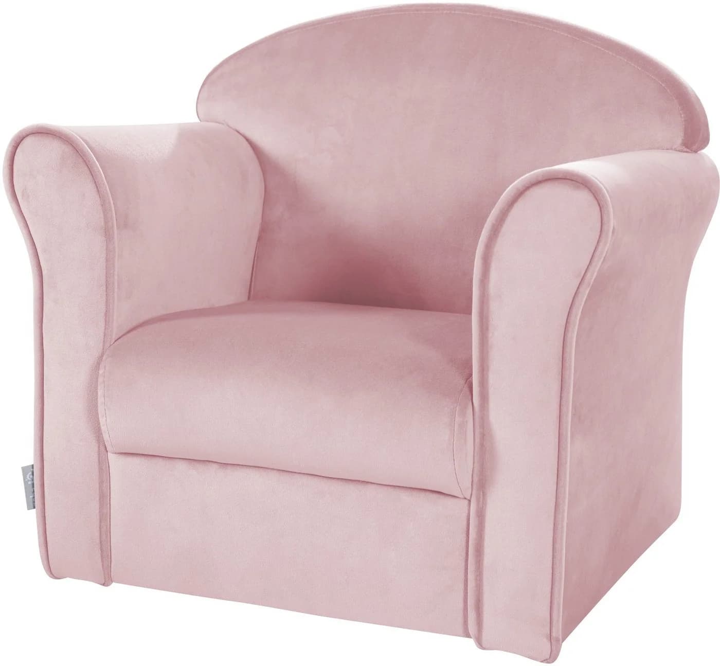 roba® Sessel Lil Sofa, Kindersessel mit Armlehnen, Minisessel in Samtstoff Rosa - Bild 2