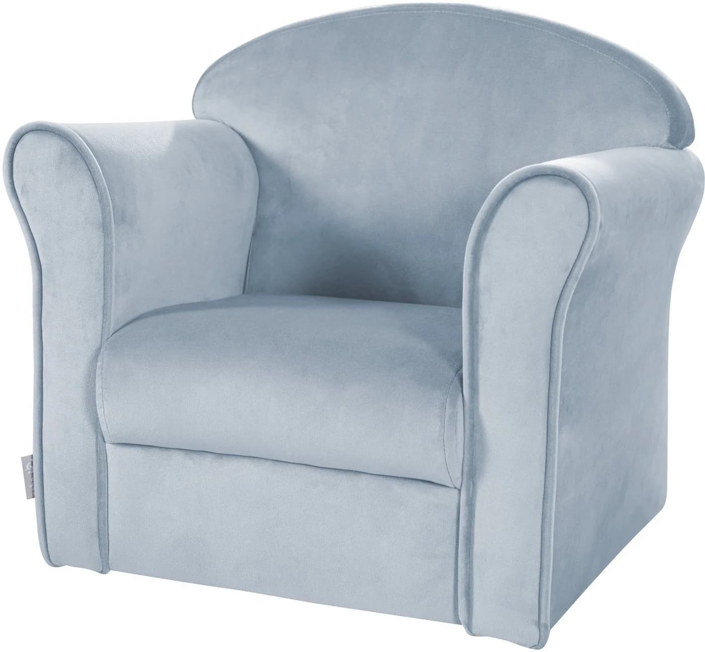 roba Kindersessel Lil Sofa Samt Hellblau mit Armlehnen - Bild 2